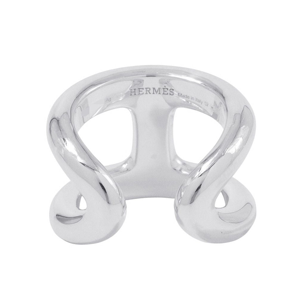 Hermes Ring Osmose GM Silver 52 — view 4