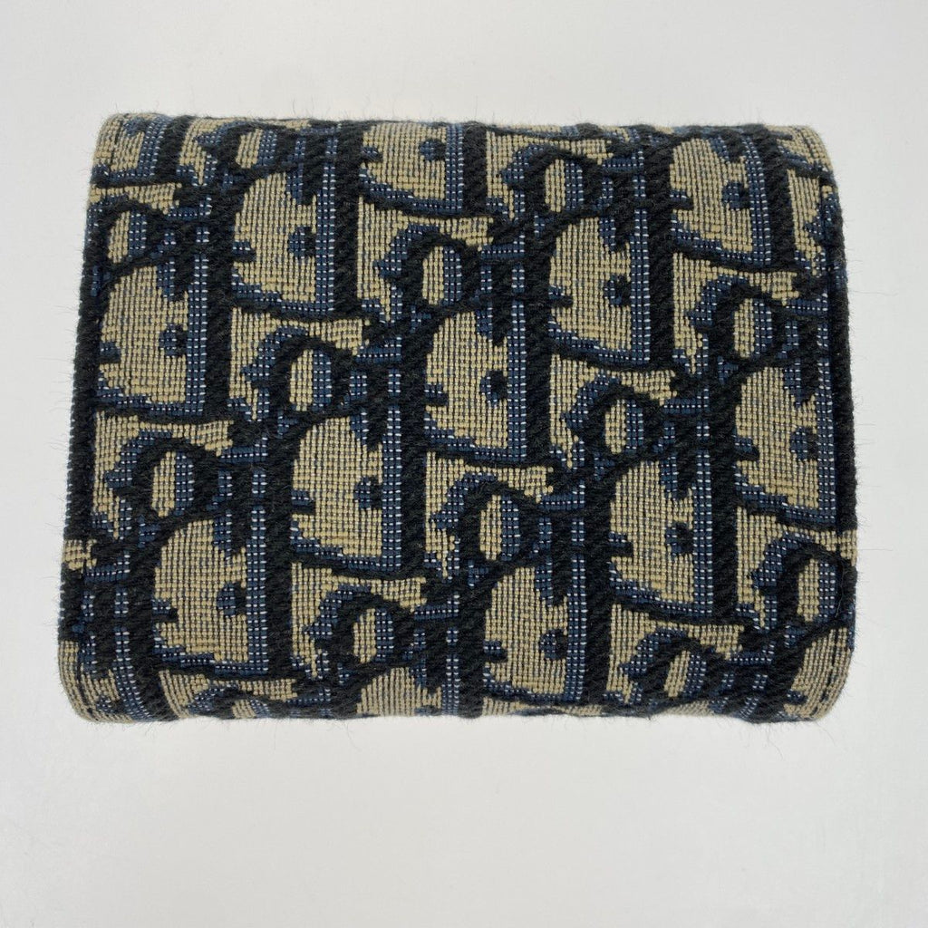 Christian Dior Trifold Wallet S5912 Ctzq M928 Blue — view 3
