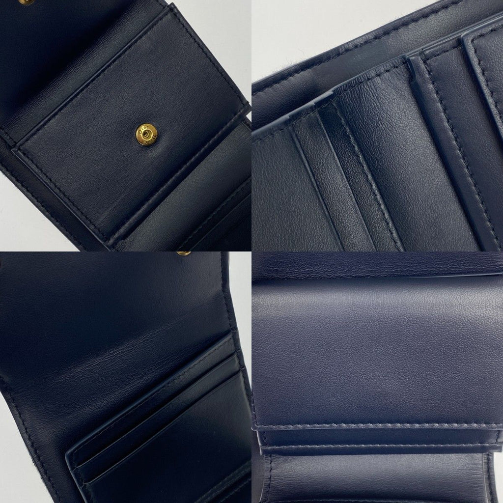 Christian Dior Trifold Wallet S5912 Ctzq M928 Blue — view 9