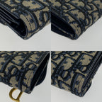 Christian Dior Trifold Wallet S5912 Ctzq M928 Blue — view 6