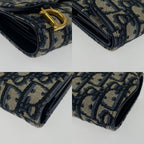 Christian Dior Trifold Wallet S5912 Ctzq M928 Blue — view 5