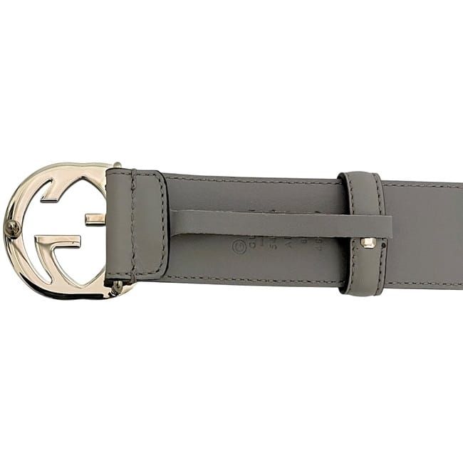 Gucci Belt Grey Interlocking Ap00 g 85 — view 5