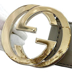 Gucci Belt Grey Interlocking Ap00 g 85 — view 8