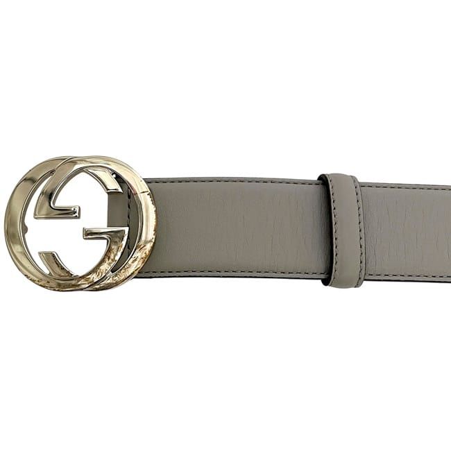 Gucci Belt Grey Interlocking Ap00 g 85 — view 4