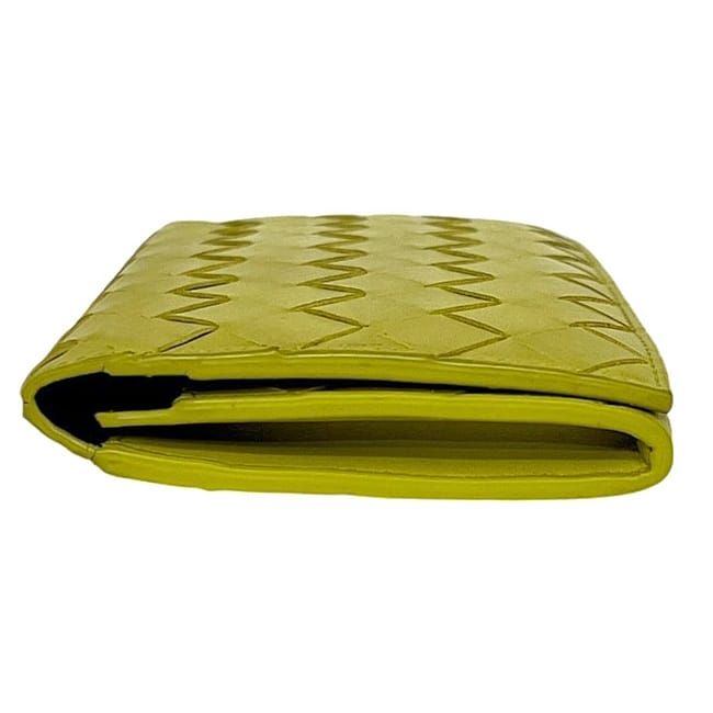 Bottega Veneta Bifold Long Wallet Yellow Cassette — view 5