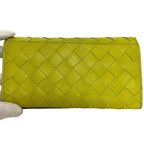 Bottega Veneta Bifold Long Wallet Yellow Cassette — view 3