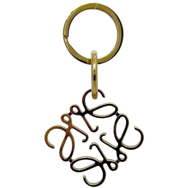 Loewe Key Ring Gold Anagram 111.29.203 Logo — view 5