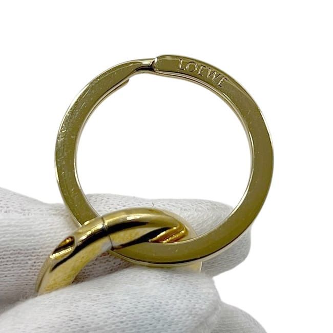 Loewe Key Ring Gold Anagram 111.29.203 Logo — view 7