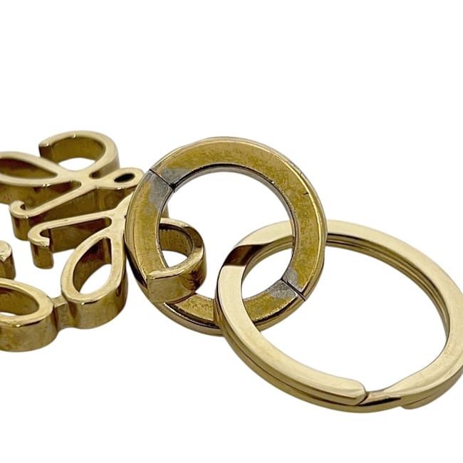 Loewe Key Ring Gold Anagram 111.29.203 Logo — view 8