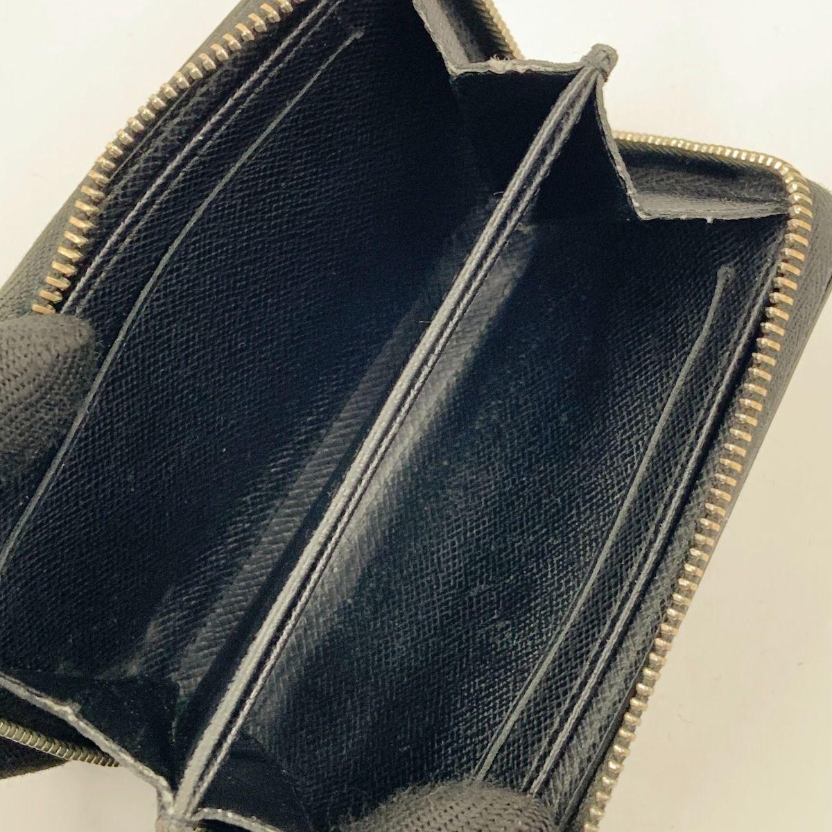 Louis Vuitton Mie Graphite Zippy Coin Purse Case Black — view 6