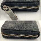 Louis Vuitton Mie Graphite Zippy Coin Purse Case Black — view 3