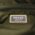 Prada 2025 SS Re-Nylon Suede Medium Shoulder Bag Khaki Brown — view 6