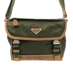 Prada 2025 SS Re-Nylon Suede Medium Shoulder Bag Khaki Brown — view 3