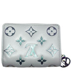 Louis Vuitton Bifold Wallet Monogram Embossed Portefeuille Roux Compact — view 3