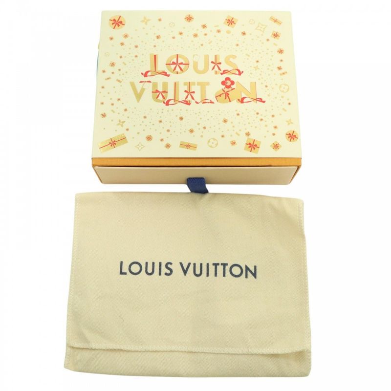 Louis Vuitton Bifold Wallet Monogram Embossed Portefeuille Roux Compact — view 8