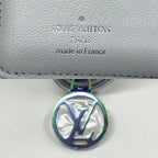Louis Vuitton Bifold Wallet Monogram Embossed Portefeuille Roux Compact — view 5