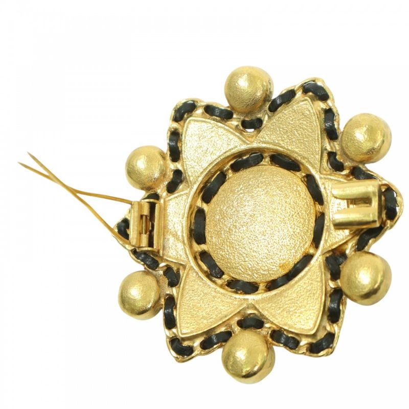 Chanel Brooch Gripore Stone Vintage Coco Accessory GP — view 4