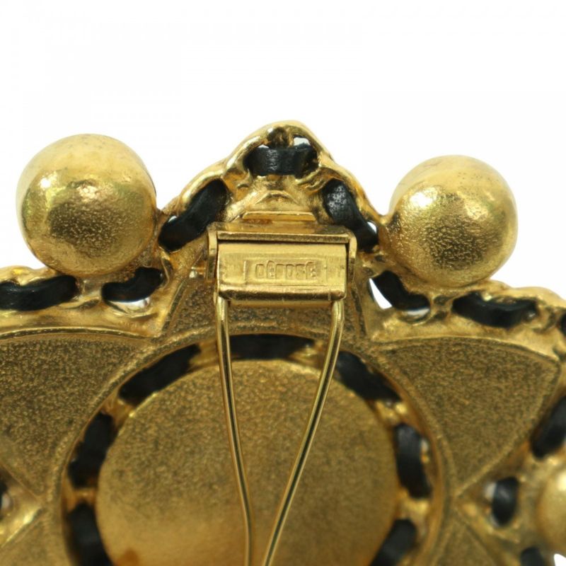 Chanel Brooch Gripore Stone Vintage Coco Accessory GP — view 6