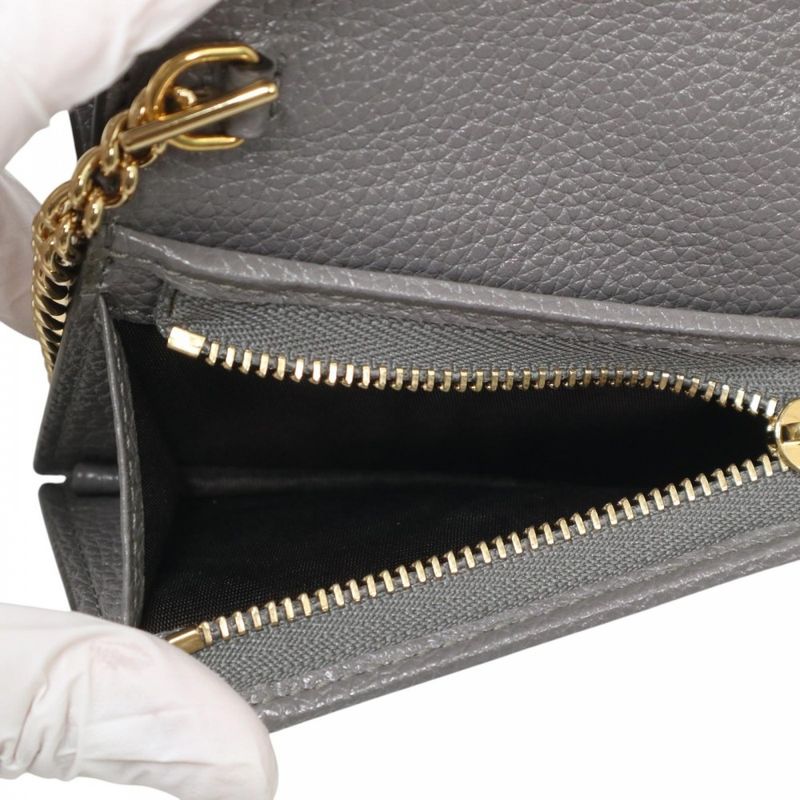 Gucci Bifold Wallet Zumi Chain Compact — view 7