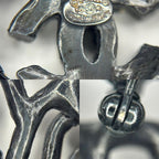 Chanel Brooch Rose Coco Mark Accessories Vintage Rhinestone