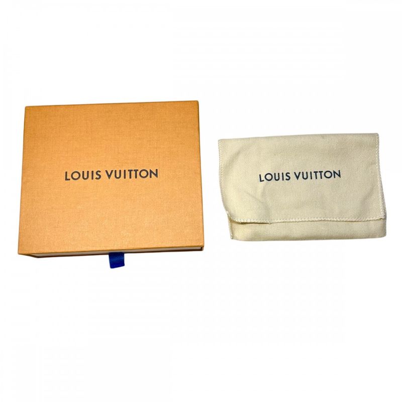 Louis Vuitton Coin Case Taurillon Shadow Porte Cles Round Pouch — view 7