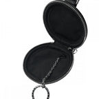 Louis Vuitton Coin Case Taurillon Shadow Porte Cles Round Pouch — view 4