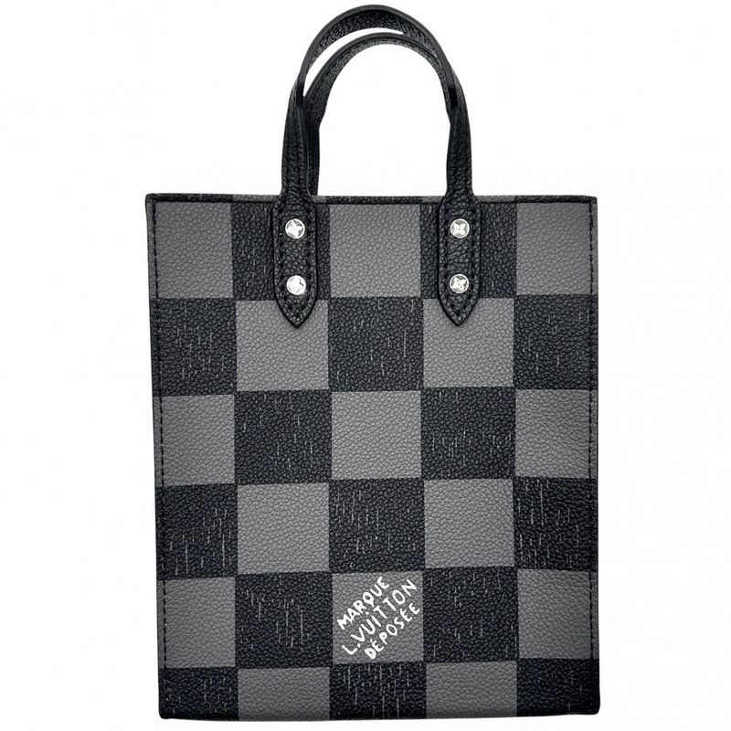 Louis Vuitton 2-Way Damier Checkerboard Sac Plat XS Shoulder Bag — view 3