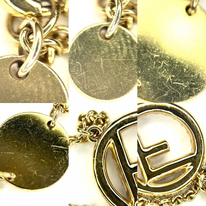 Fendi Bracelet Fs Accessories With Adjuster Brass Zirconia