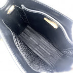 Prada 2-Way Triangle Logo Mini Tote Handbag — view 4