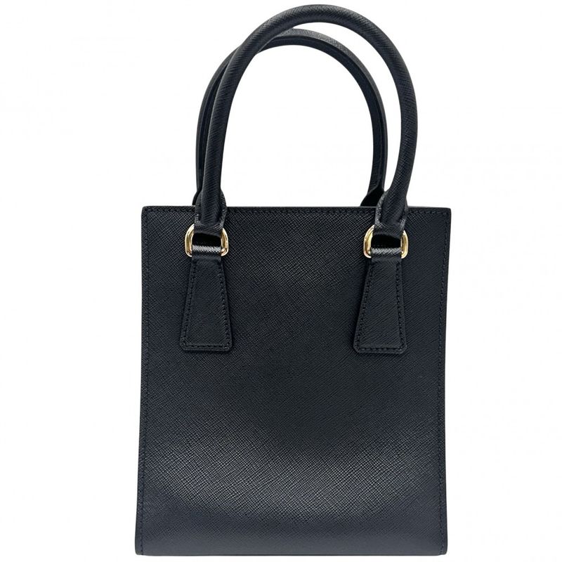 Prada 2-Way Triangle Logo Mini Tote Handbag — view 2