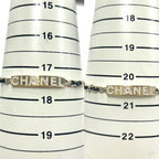 Chanel Bracelet Women Chain Logo Plate Accessories Coco Mark With Adjuster