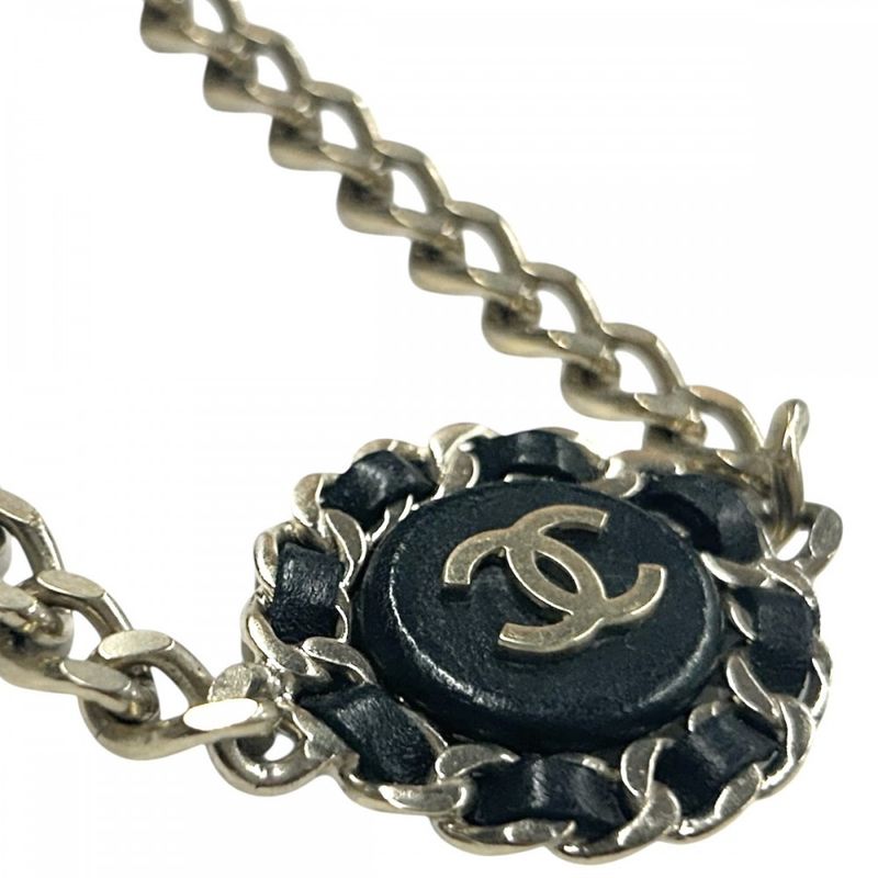 Chanel Necklace Chain Design Coco Mark Accessories Choker With Adjuster — view 4