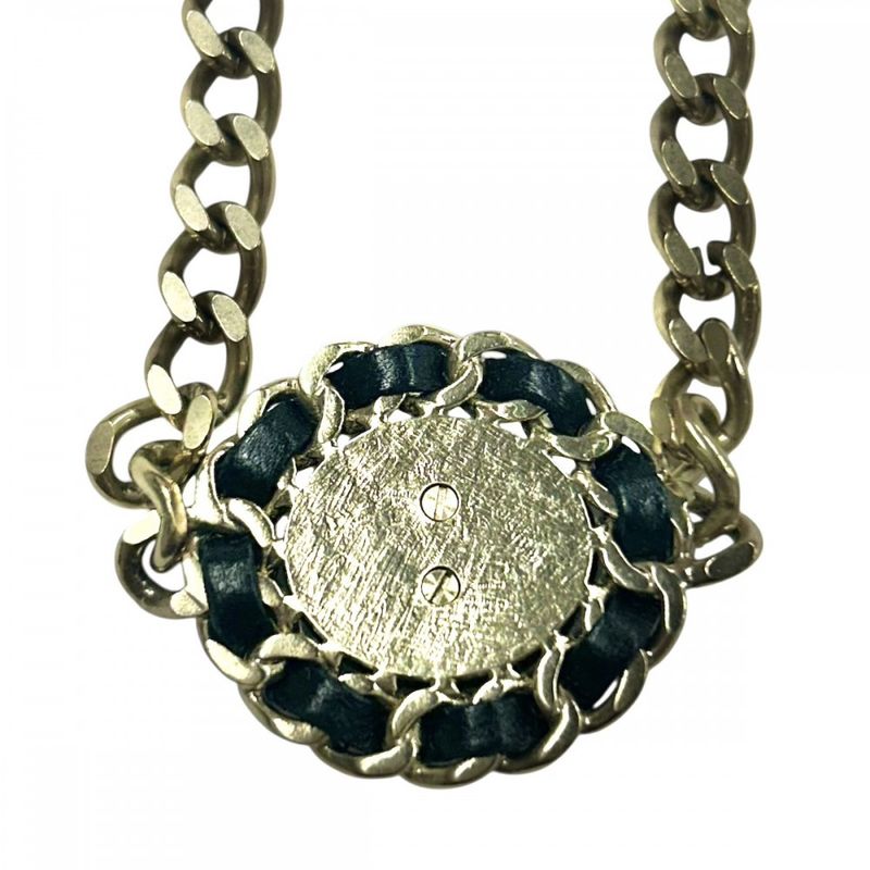 Chanel Necklace Chain Design Coco Mark Accessories Choker With Adjuster — view 3