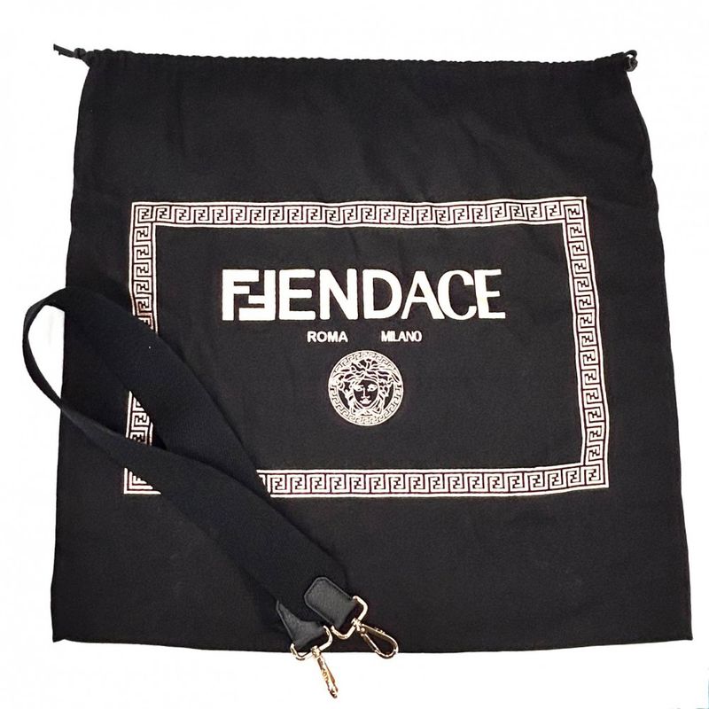 Versace 2-Way Fendace Fendi Collaboration Handbag Shoulder Tote Medusa — view 8