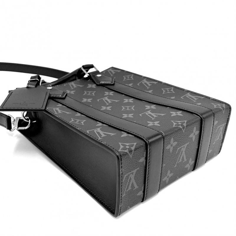 Louis Vuitton 2-Way Monogram Eclipse Sac Plat Mini Shoulder Bag — view 3