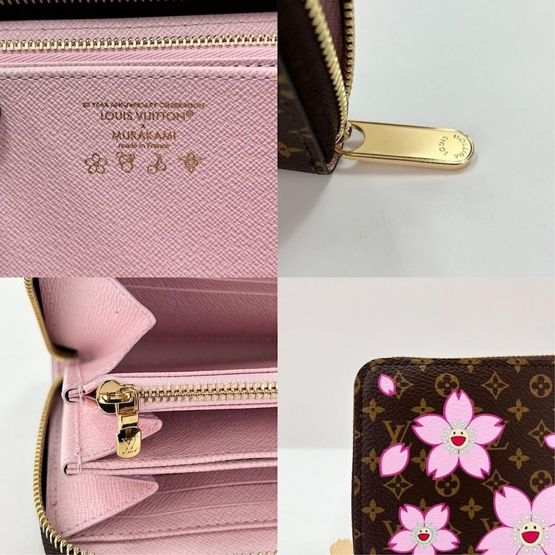 Louis Vuitton Long Wallet TM Zippy Cherry Blossom Round — view 7
