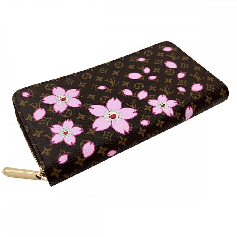 Louis Vuitton Long Wallet TM Zippy Cherry Blossom Round — view 3
