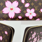 Louis Vuitton Long Wallet TM Zippy Cherry Blossom Round — view 8