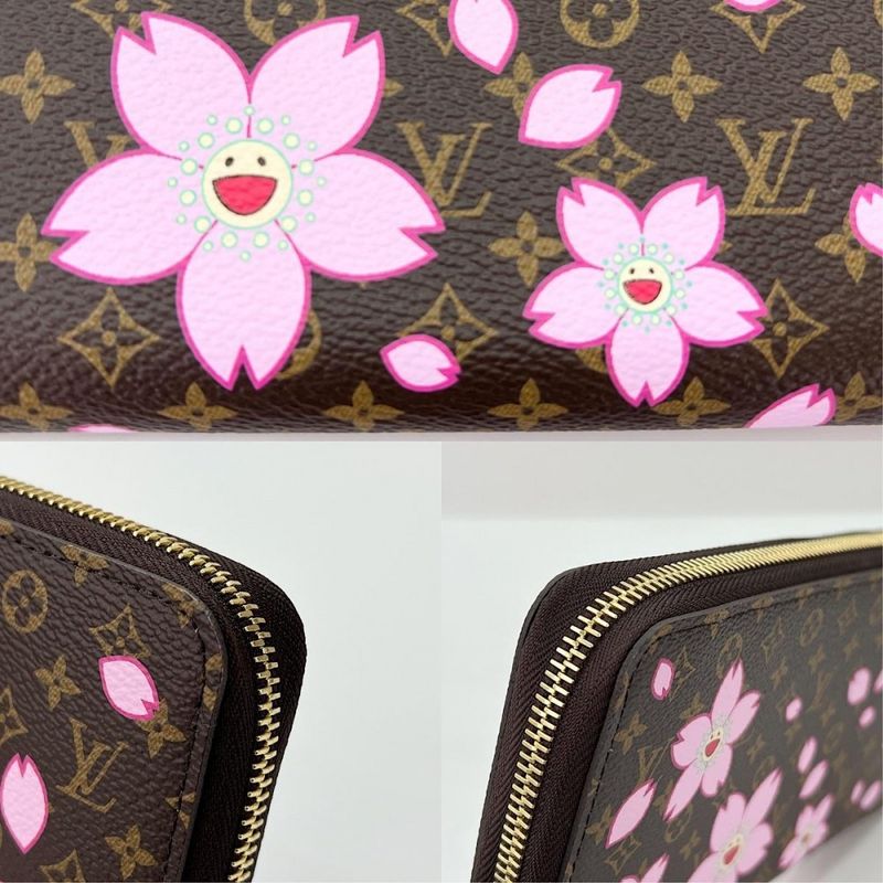 Louis Vuitton Long Wallet TM Zippy Cherry Blossom Round — view 8