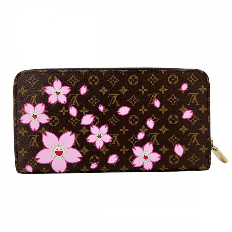 Louis Vuitton Long Wallet TM Zippy Cherry Blossom Round — view 2