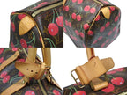 Louis Vuitton Keepall 45 Boston Bag Monogram Cherry Leather Brown Takashi — view 5