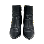 Louis Vuitton Sparkle Line Monogram Boots Short Shoes Leather Black — view 2