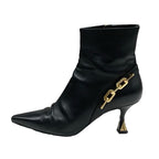 Louis Vuitton Sparkle Line Monogram Boots Short Shoes Leather Black — view 3