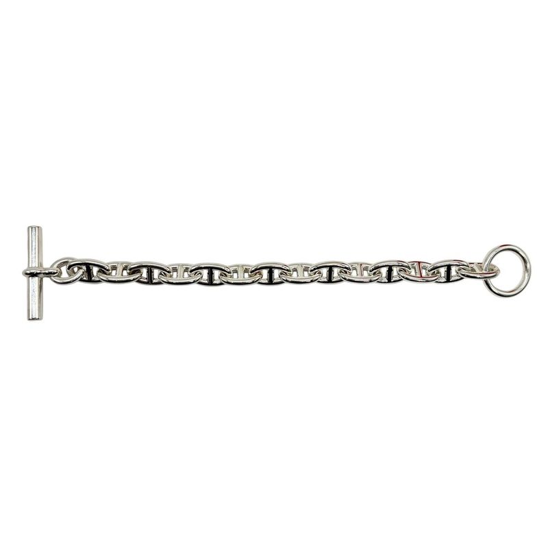 Hermes Bracelet Chaine D'ancre MM B 014 AG 925 14 Frames Silver 3425 — view 4