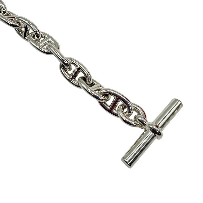 Hermes Bracelet Chaine D'ancre MM B 014 AG 925 14 Frames Silver 3425 — view 8