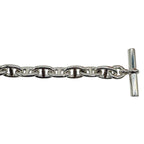 Hermes Bracelet Chaine D'ancre MM B 014 AG 925 14 Frames Silver 3425 — view 5