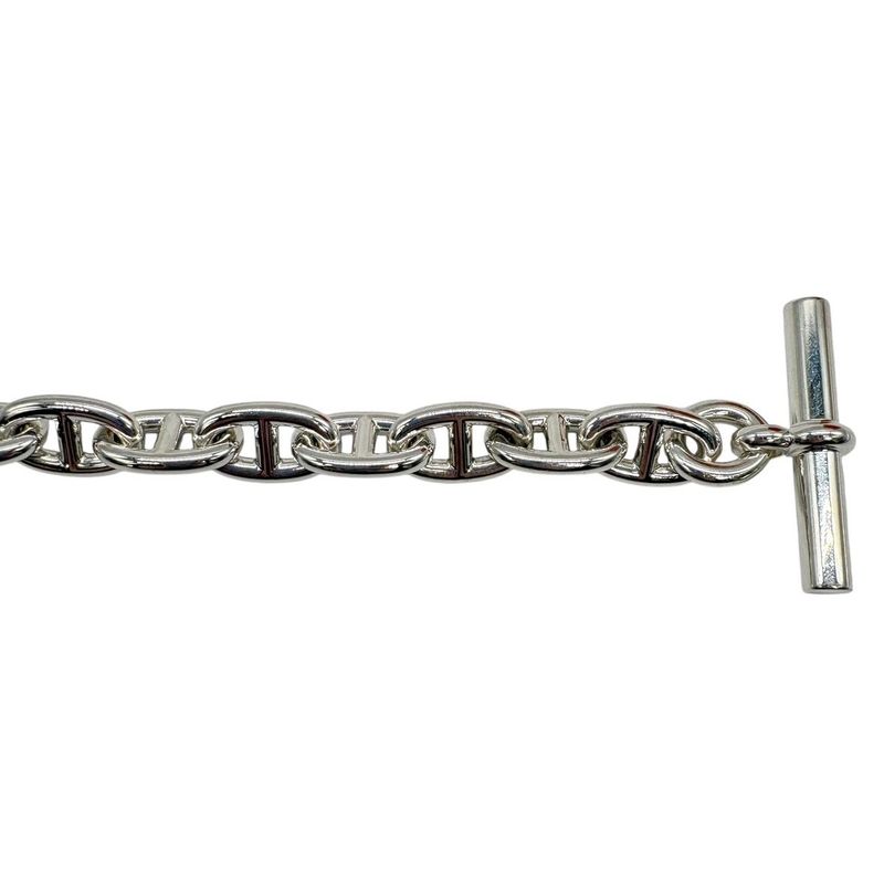 Hermes Bracelet Chaine D'ancre MM B 014 AG 925 14 Frames Silver 3425 — view 5