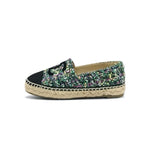 Chanel Flat Shoes Fabric Multicolor Coco Mark Espadrilles — view 3