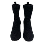 Hermes Jenna Boots Short Shoes Chenille Leather Black Socks — view 2