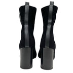 Hermes Jenna Boots Short Shoes Chenille Leather Black Socks — view 5